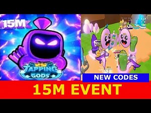NEW UPDATE *15M VISITS AND NEW CODES * [ 🎉15M🎉] Tapping Gods ROBLOX | 26 JUNE 2021