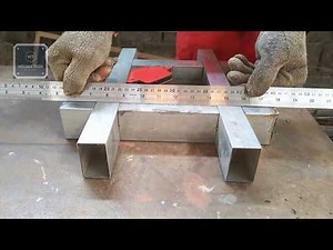 interesting connection to the hollow iron|| Cara sambung besi hollow tanpa putus