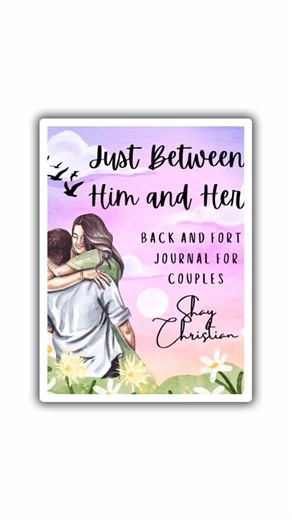 Just Between Him & Her 💑 is a back-and-forth journal created to help couples reconnect, communicate, and grow closer—one page at a time. Filled with thoughtful prompts, playful activities, and creative pages for drawing and self-expression 🎨, this journal invites honest conversations, shared laughter, and meaningful reflection. Perfect for quiet evenings, date nights at home 🕯️, anniversaries, or moments when life feels busy, it creates a safe space to share feelings, memories, dreams, and ap
