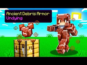 CRAFTING ARMOR out of EVERY BLOCK in Minecraft!