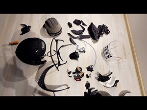 How to disassemble for painting Shoei Neotec 2 flip up helmet