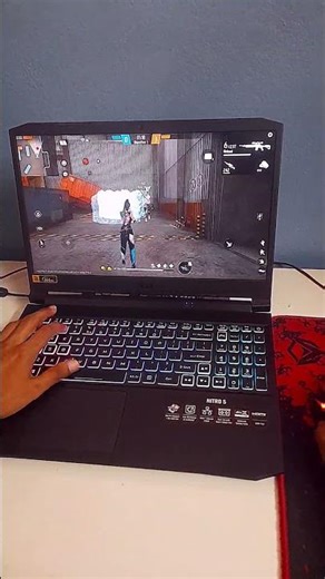 How to play freefire in laptop | freefire laptop handcam gameplay