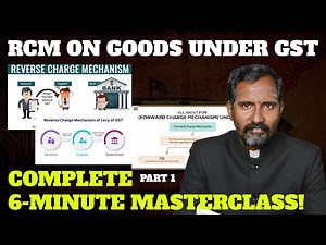 RCM on Goods under GST — Complete 6-Minute Masterclass! - Part 1 #gstupdate #rcm