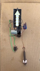 Powering arrow led by spring