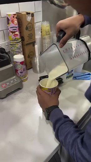 1.3K views · 62 reactions | Behind the scenes of caramel perfection! Watch as we craft our irresistible caramel milkshake, blending sweetness with every swirl. Who’s craving a sip? #CaramelMilkshake #MuffinBreak #abreakthatsworthit | Muffin Break | Facebook