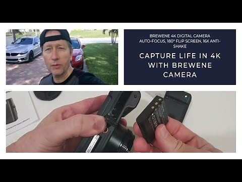 Brewene 4K Digital Camera for Photography, Auto-Focus 4K with Flip Screen, Full Review And Tutorial
