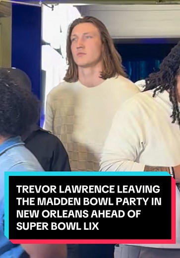 Trevor Lawrence Leaving Madden Bowl Party in New Orleans