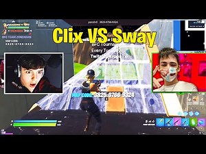 Clix VS Sway In This 2v2 Zone Wars Wagers Goes INTENSE! - Fortnite 2v2