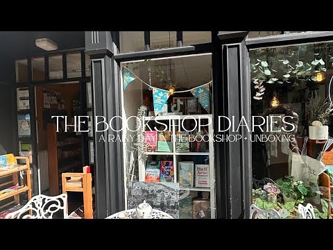 a rainy day in the bookshop + unboxing | The Bookshop By The Sea bookshop diaries