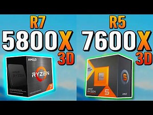 R7 5800X3D vs R5 7600X3D - AM4 Better?!
