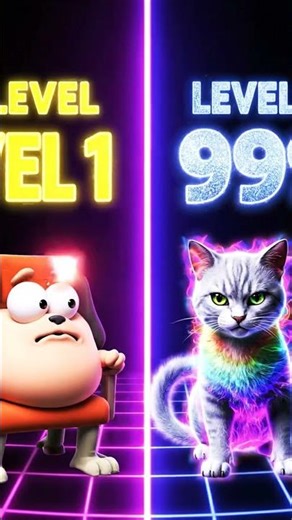 LEVEL 1 DOG vs LEVEL 999 CAT: BRAINROT EVOLUTION!