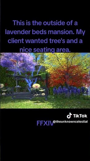 How I Built a Secret Garden with FFXIV’s Strict Item Limits 🌳 #FFXIVHousing #LavenderBeds #FFXIV