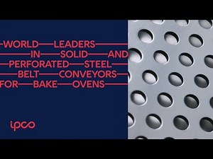 Solid and Perforated Steel Belts for Bake Ovens