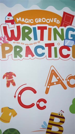 Learning made FUN (and mess-free!) ✨✏️ These reusable grooved handwriting workbooks help little hands master letters, numbers, words & drawing with confidence 💕 ✔️ Grooved pages guide proper writing ✔️ Wipe-clean & reusable (no wasted paper!) ✔️ Perfect for preschool & early elementary ✔️ Amazing gift or homeschool must-have 🎁 Kids practice, erase, and practice again — parents LOVE it 👏 #GroovedHandwriting #ReusableWorkbooks #KidsLearningTools #PreschoolLearning #EarlyElementary