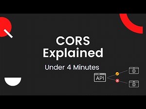 CORS Explained In Under 4 minutes | Web Dev Basics