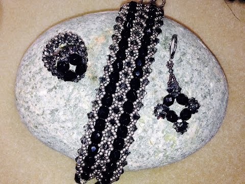 Double Flat Spiral Galaxy Bracelet