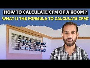 CFM Calculation Formula in HVAC || How to Calculate CFM of a Room in Urdu