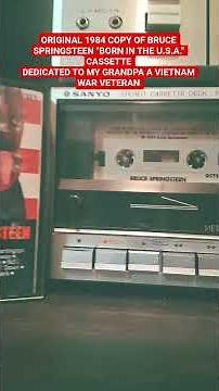 ORIGINAL 1984 BRUCE SPRINGSTEEN "BORN IN THE U.S.A." CASSETTE