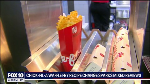 Chick-fil-A makes change to waffle fries recipe