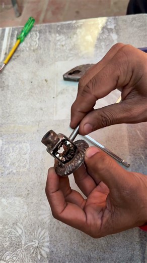 Handmade Differential Gear ⚙️ #trendingshorts #handmade #trendingshorts #project #gear