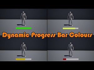 Dynamic Progress Bar Colours | Health And Stamina - Unreal Engine Tutorial