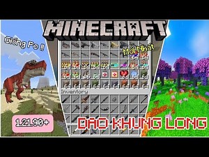 Cách Cài Addon/Mod Đảo Khủng Long Giống KIDING Cho Minecraft Pe 1.21.90+
