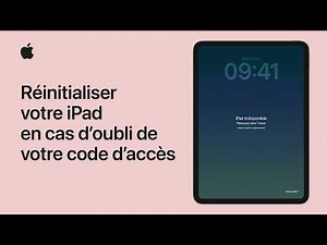 Réinitaliser votre iPad en cas d’oubli de votre code d’accès | Assistance Apple