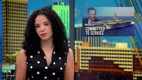 USS George HW Bush aircraft carrier goes underway amid Iran war