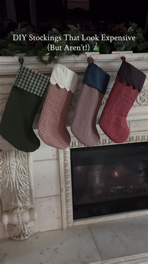 Kylie Smith | Who says cozy stockings have to be store-bought? 😍✨ These fluffy, lined, handmade stockings are the perfect holiday DIY! Soft, cute, and... | Instagram