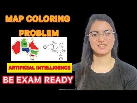 Map Coloring Problem in Constraint Satisfaction Problem || Backtracking in Artificial Intelligence