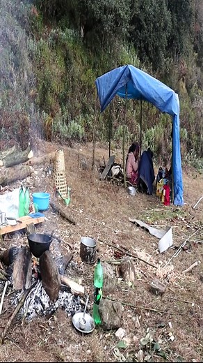 Young girls are cooking and eating pork meat curry in rural Nepal Local pork curry cooking | Video TV Show New
