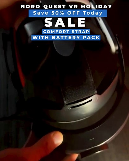 Want to make your Quest 3/3SS comfortable? 50% OFF for the next 24 hours ONLY! ✅ Massively improved comfort and fit ✅ Built-in battery pack adds 4+ hours ✅ Takes pressure off your face ✅ Single adjustment knob for fast setup Get Yours Now ➡ Nordlabsgaming.com/buy | Nord Labs Gaming | Facebook