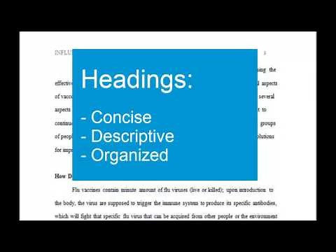 APA Style: Introduction and Paper Structure