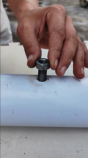 PVC PIPE SCREW INSTALLATION SKILLS - Practical Tutorial