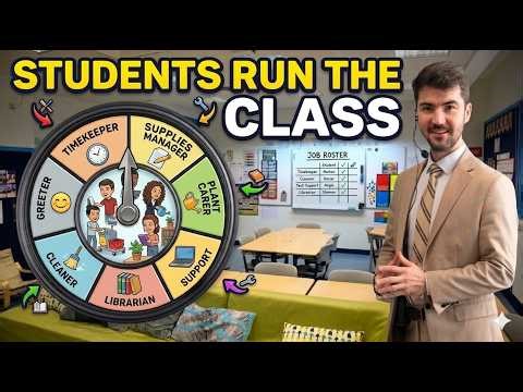Classroom Jobs SYSTEM | Build Student Leadership & Responsibility