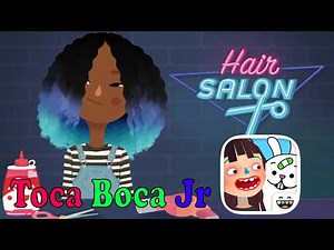 Toca Boca Jr Hair Salon Best App Full Gameplay Walkthrough