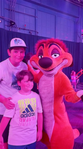 Meeting Timon Lion King Meet & Greet in Hollywood Studios at Disney World #lionking #hollywoodstudios #disneyworld #disneyparks | Brockzilla Productions