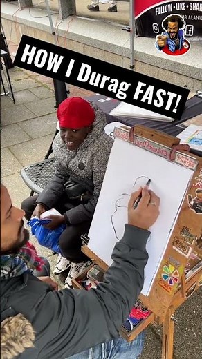 How I draw a DuRag Quickly!