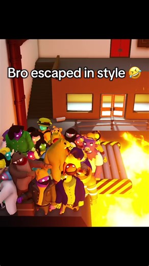 Bro did a flip #gangbeastsfunnymoments #gangbeast #funny | gang beasts