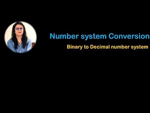 Binary Decimal Number Conversion #BinaryNumberSystem #decimalnumbersystem #binarytodecimal