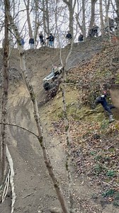 The quad had a smoother ride back down then Jarod did! #freeride #hillclimb #banshee #yamaha #wreck #tombstone #perry #stateforest #closer #hillkillers | Andrew -[Hill Killer Franklin]
