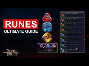 The Ultimate Runes Guide in Under 8 Mins | Everything You Need To Know | Throne and Liberty