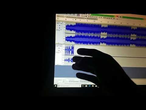 How to record while playing back audio on audacity