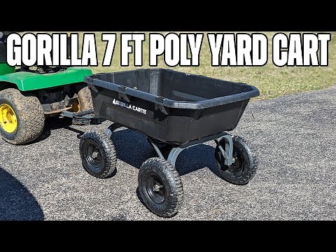 Gorilla 7 Cu Ft Poly Yard Cart Review & Test