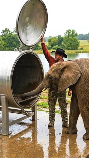 elephant Processing Machine 🥵 | Viral Farm Technology #Shorts