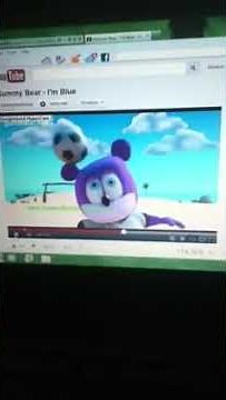 Gummy Bear - I'm Blue (Screen Recorded, Partial Gummybearbuddy Reupload)