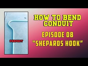 How to Bend a Shepherd's Hook for Electrical Conduit