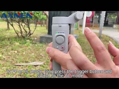 AXNEN HQ3 3-axis Gimbal stabilizer Operation Video