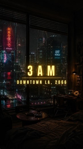 3AM Downtown LA, 2066 🌧️ | Blade Runner Ambience #bladerunner #cyberpunk #vangelis #ambientmusic