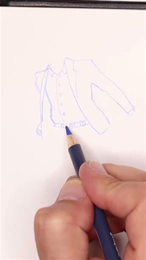 How to Draw Fabric Folds on a Coat | Easy Wrinkles Drawing Tutorial ✏️